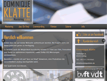 Tablet Screenshot of dominiqueklatte.de